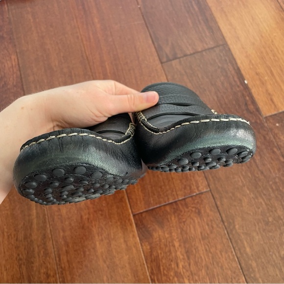 TOD’S Mens Black Pebbled Leather Penny Loafers Slip On Shoe Size 9 US - Picture 6 of 10